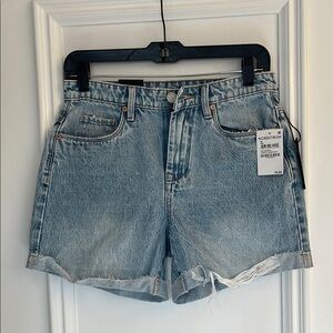 NWT Blank NYC Mom Denim Shorts